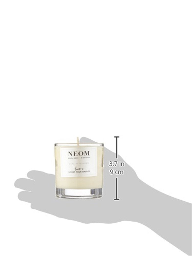NEOM- Feel Refreshed Scented Candle, 1 Wick | Lemon & Basil | Essential Oil Aromatherapy Candle | Scent to Boost Your Energy - Image 3
